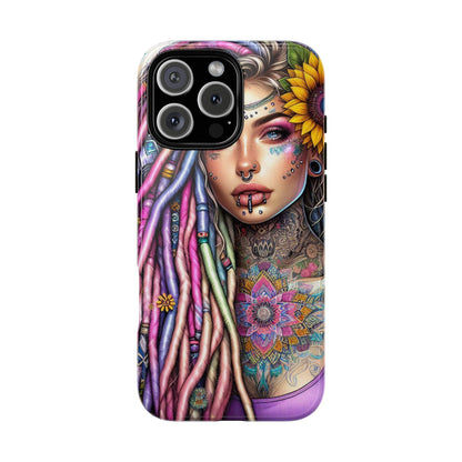 Boho Mandala Goddess – Ethereal Tattoo Art Mobile Cover