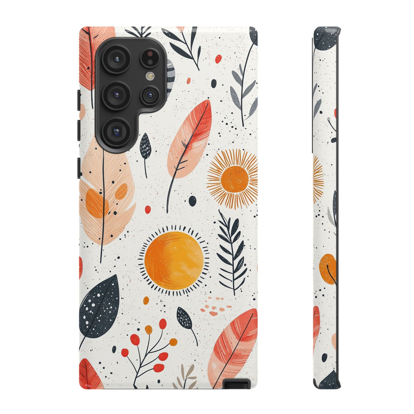 Sunshine & Feathers Boho Phone Case for iPhone, Pixel & Samsung