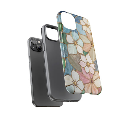 Floral Symphony: Stained Glass Elegance