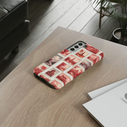 Vintage Postcard Stamps Phone Case