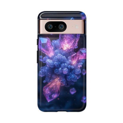 Cosmic Amethyst Crystal Phone Case for iPhone, Samsung & Google Pixel