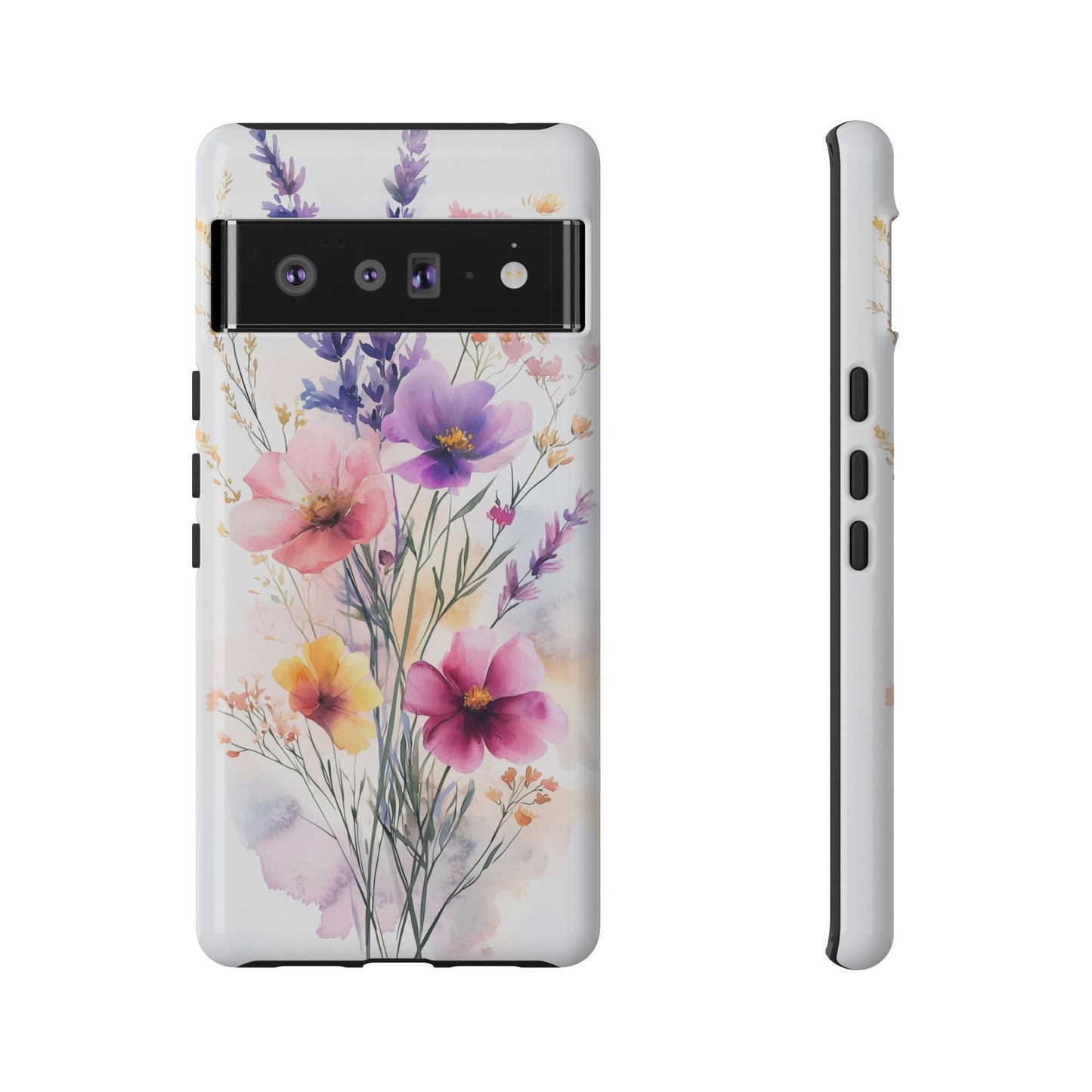 Blooming Meadow Watercolor Phone Case for iPhone, google Pixel & Samsung