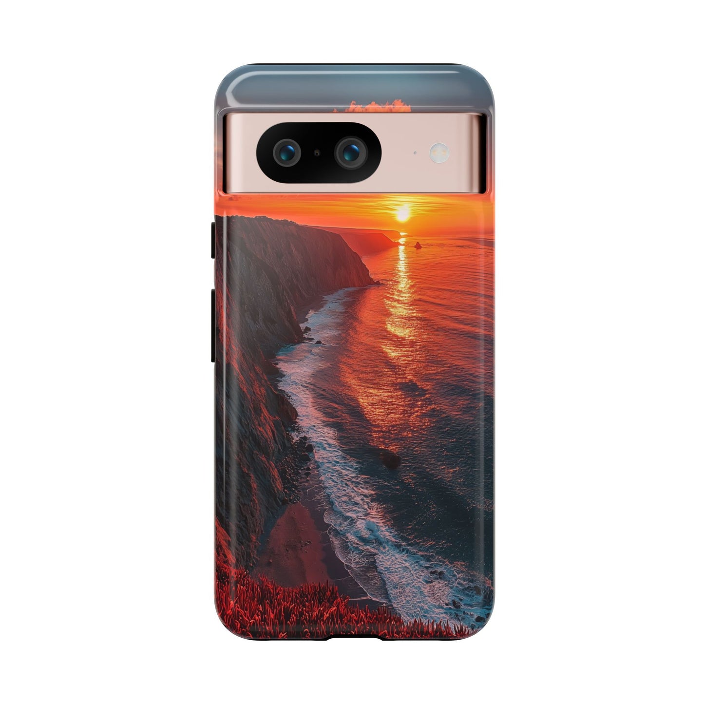 Minimal Nature Scene Case – Calm Landscape for iPhone, Samsung & Pixel