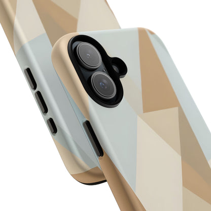 Neutral Geometrical Triangular Abstract Pattern