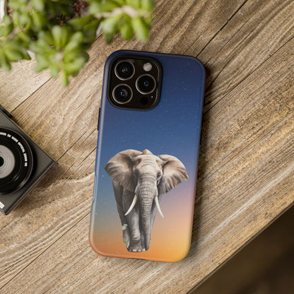 Celestial Elephant Mobile Cover – Dreamy Night Sky Aesthetic