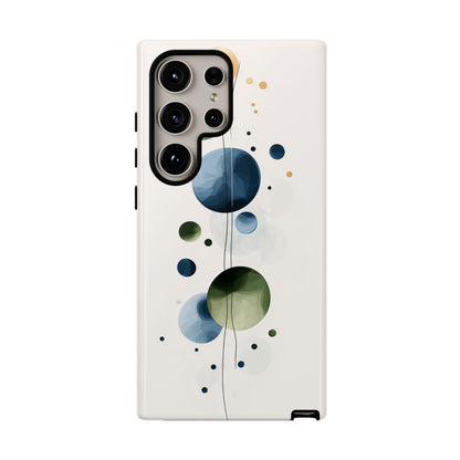 Orbit Bloom – Abstract Bubble Art Phone Case for iPhone, Samsung & Pixel
