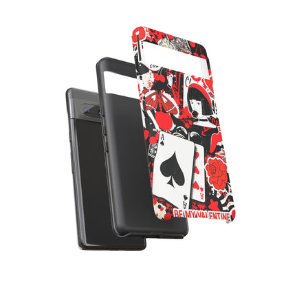 Bold Red & Black Ace Card Phone Case