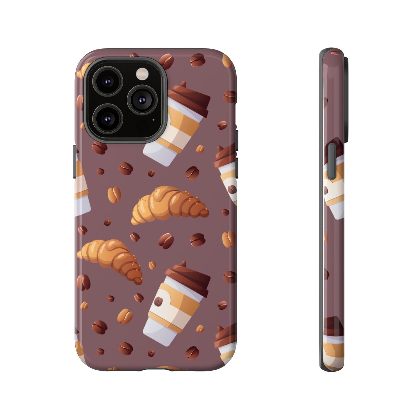 ]Kawaii Food Lover's Phone Case –Coffee Beans Phone Cover for iPhone, Google Pixel, Samsung