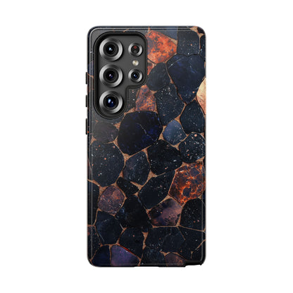 Dark Midnight Terrazzo Phone Case for iPhone, Google Pixel, Samsung