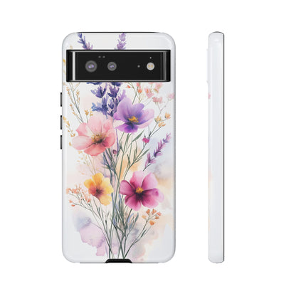 Blooming Meadow Watercolor Phone Case for iPhone, google Pixel & Samsung