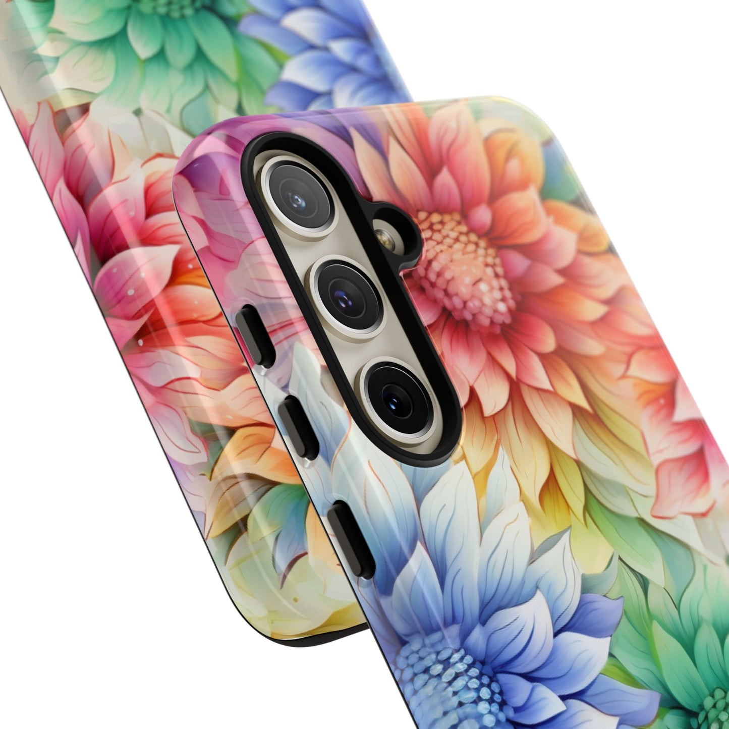 Rainbow Bloom Mandala Floral Mobile Case