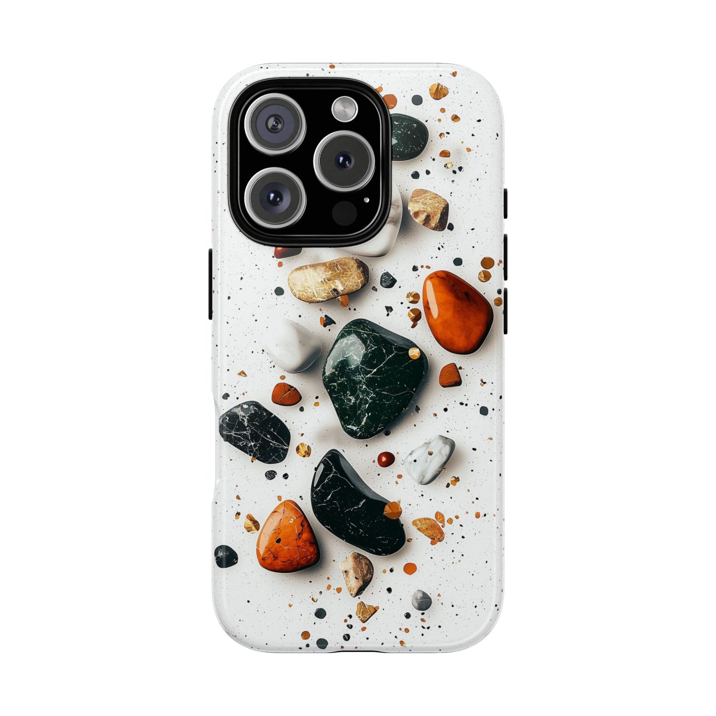Marble Mosaic Charm – Terrazzo Stone Phone Case for iPhone, google Pixel & Samsung
