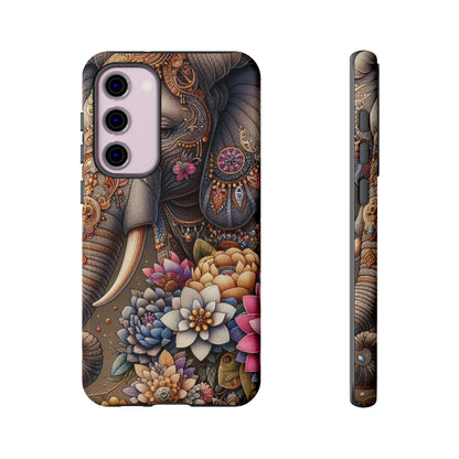 Royal Ornate Elephant Mobile Cover – Luxurious Bohemian Art