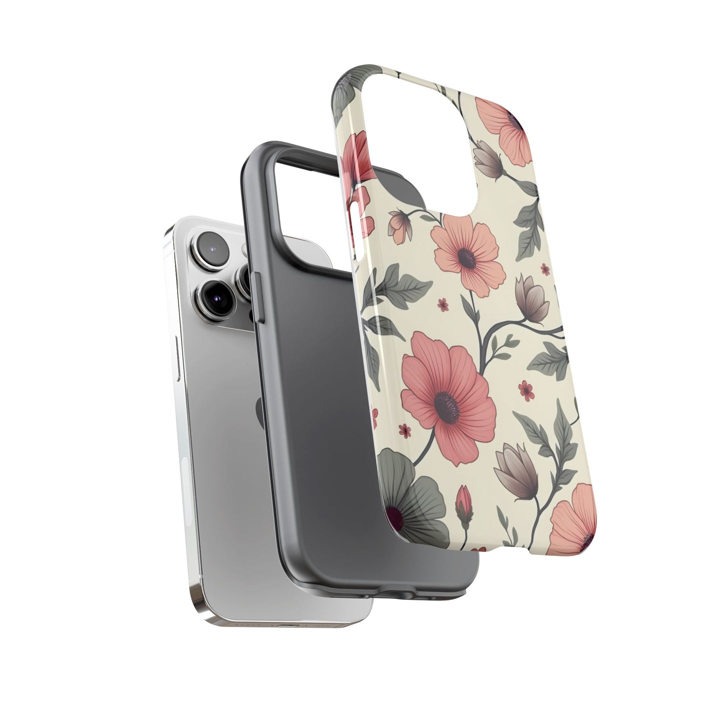 Floral Iphone Case, Botanical Pattern Design