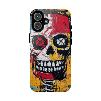 Basquiat Phone Case – Bold Urban Art Design - iPhone, Samsung & Google Pixel Cover - Artistic Painting Case,  Art Lover Gift