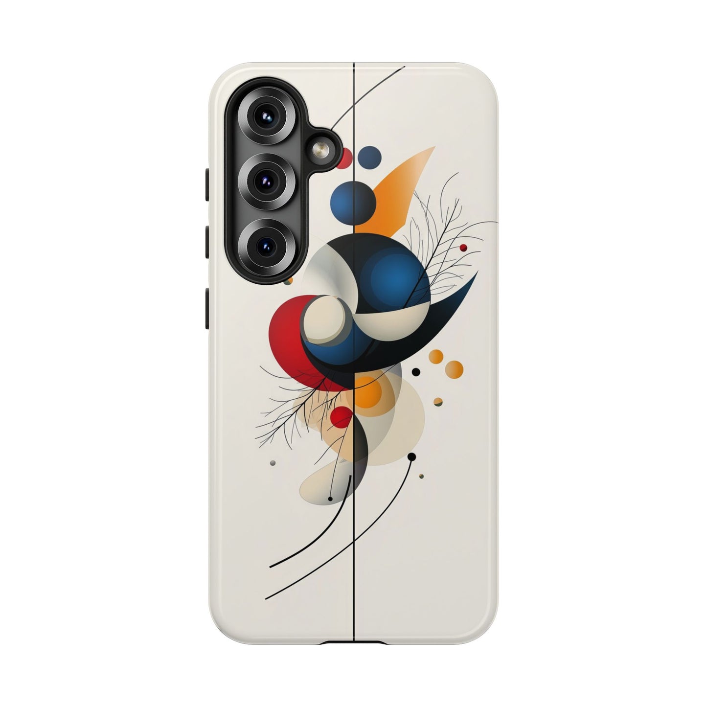 Celestial Balance – Abstract Geometric Phone Case for iPhone, Samsung & Pixel