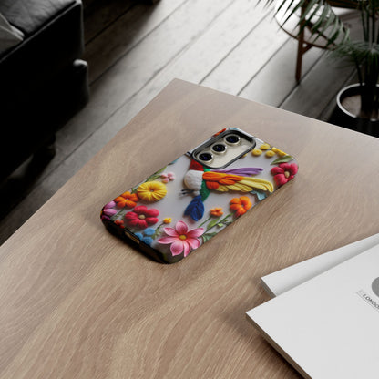 Elegant Hummingbird with Floral Mosaic Design | Nature's Artistic Vibes | Pixel 8 pro