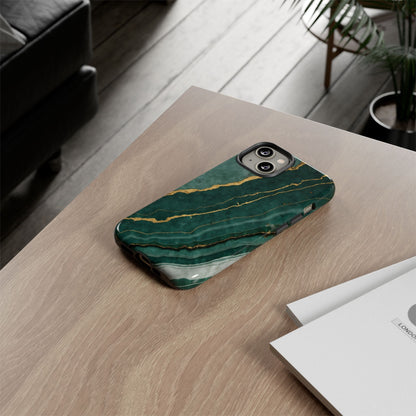 Jade Green Marble Case Design
