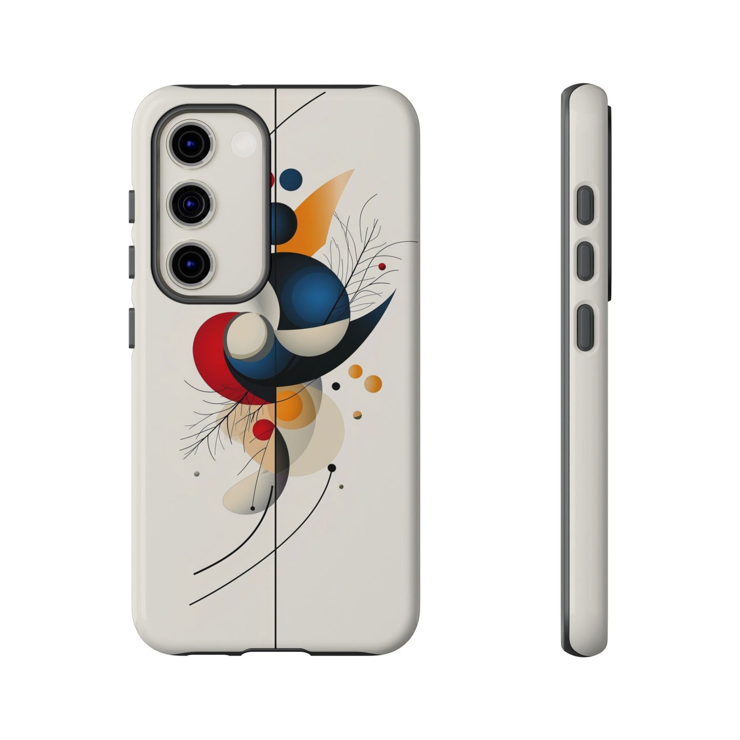 Celestial Balance – Abstract Geometric Phone Case for iPhone, Samsung & Pixel