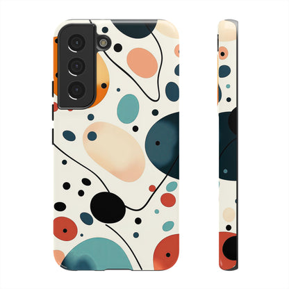 Retro Pop Pebbles – Abstract Vibe Phone Case for iPhone, Samsung & Pixel