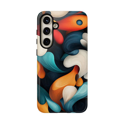 Swirl Spectrum – Vibrant Abstract Phone Case for iPhone, Samsung & Pixel