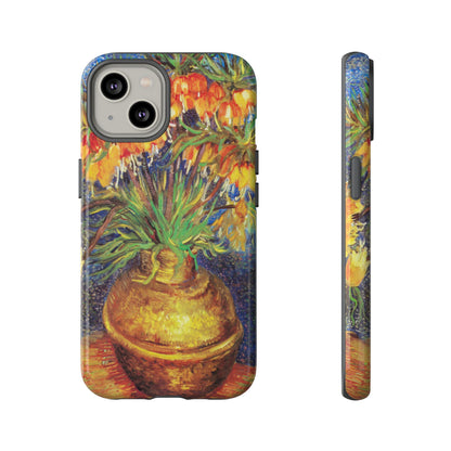 Vincent Van Gogh's Painting Inspired Phone Case - iPhone, Samsung & Google Pixel Cover - Flower Vase Phone Case, Floral Artistic Painting Case, Art Lover Gift