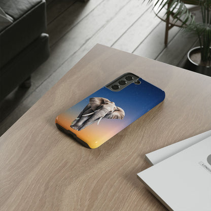 Celestial Elephant Mobile Cover – Dreamy Night Sky Aesthetic