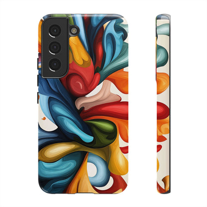 Chromatic Swirl – Abstract Expression Phone Case for iPhone, Samsung & Pixel