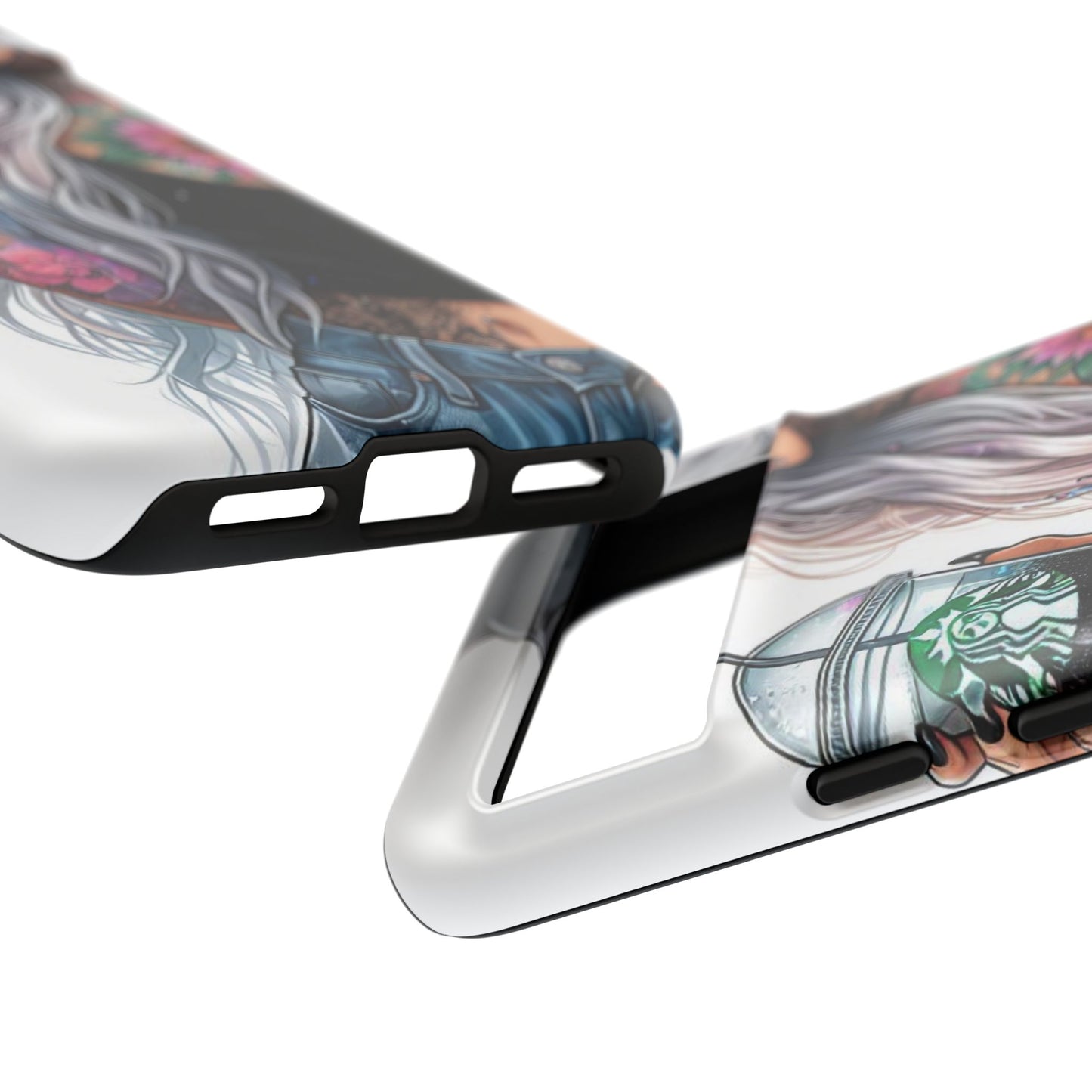 Tattooed Coffee Queen – Edgy Urban Aesthetic Mobile Cover