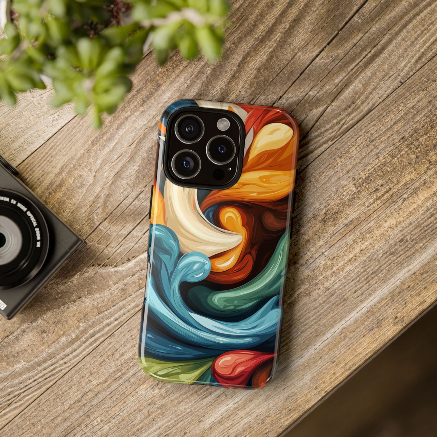 Color Current – Fluid Energy Abstract Phone Case for iPhone, Samsung & Pixel