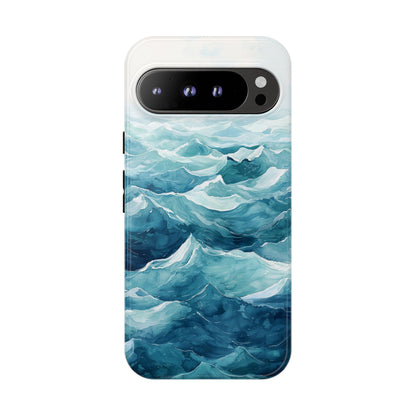 Aqua Drift Watercolor Phone Case for iPhone, google Pixel & Samsung