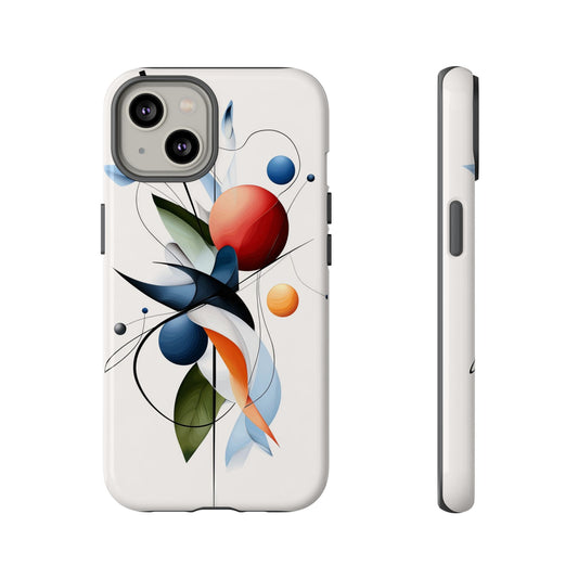 Orbit Bloom – Minimal Abstract Art Phone Case for iPhone, Samsung & Pixel
