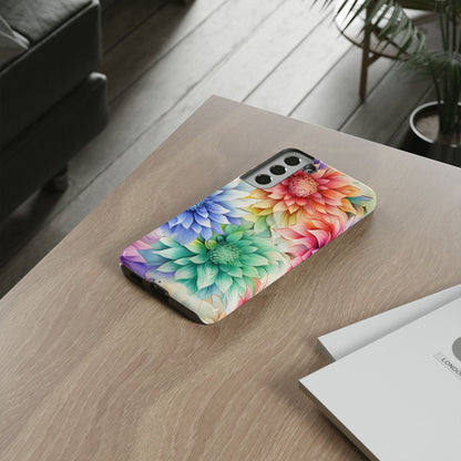 Rainbow Bloom Mandala Floral Mobile Case