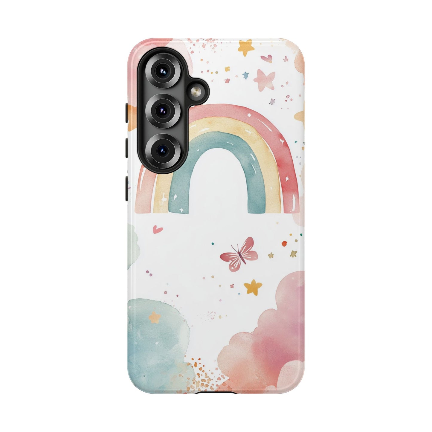 Rainbow Whimsy Watercolor Phone Case for iPhone, google Pixel & Samsung