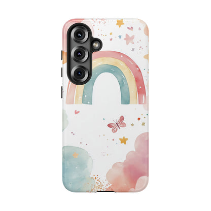 Rainbow Whimsy Watercolor Phone Case for iPhone, google Pixel & Samsung
