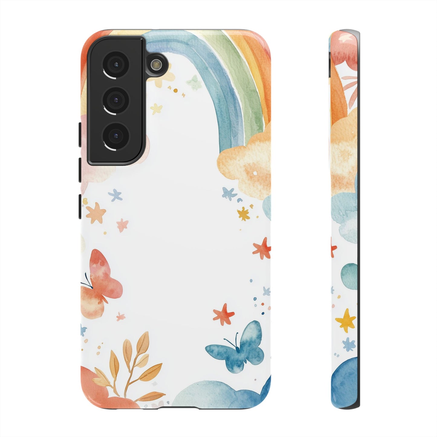 Dreamy Skies & Rainbows Watercolor Phone Case for iPhone, google Pixel & Samsung
