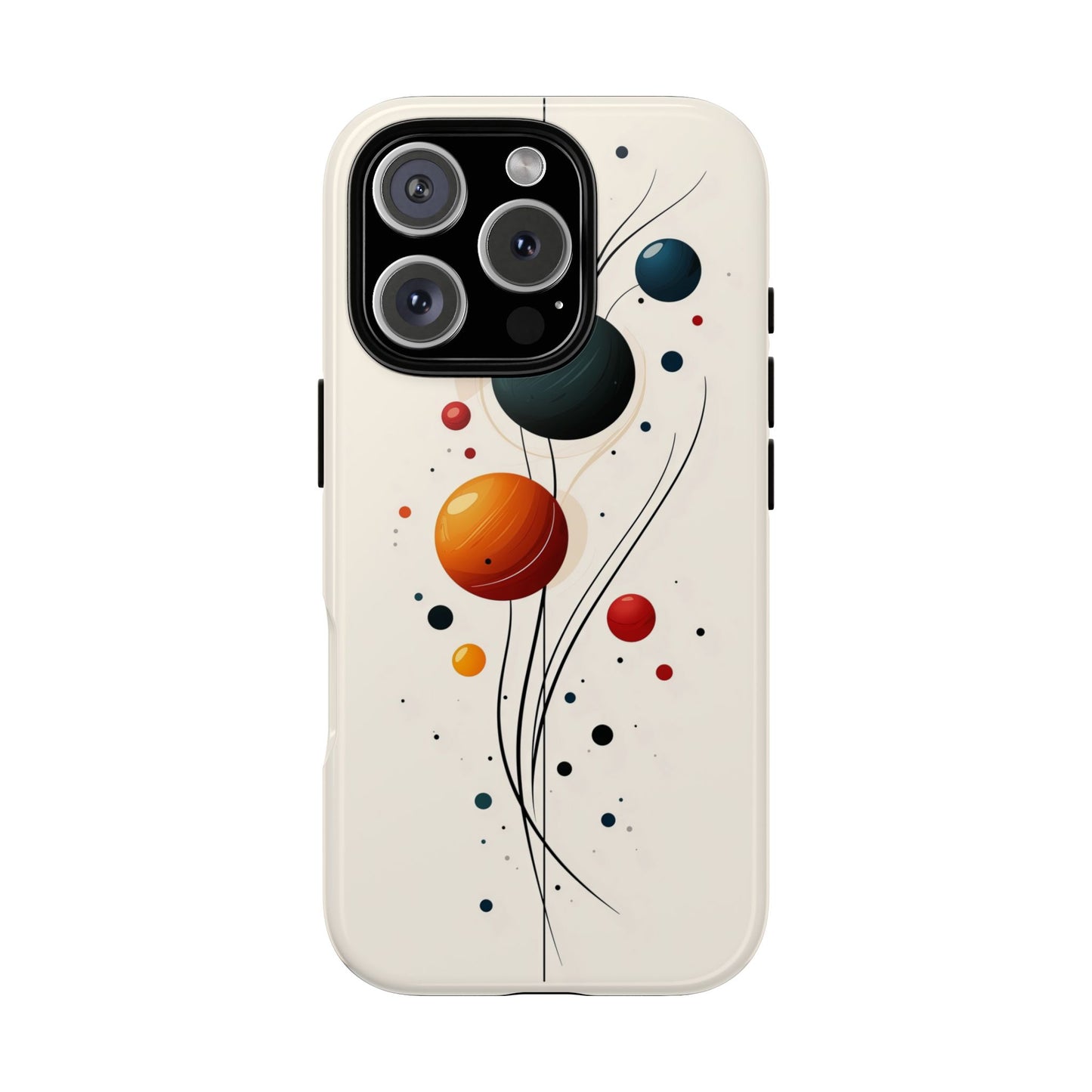 Modern Orbit Abstract Phone Case – Minimal Planet-Inspired Design for iPhone, Samsung & Pixel
