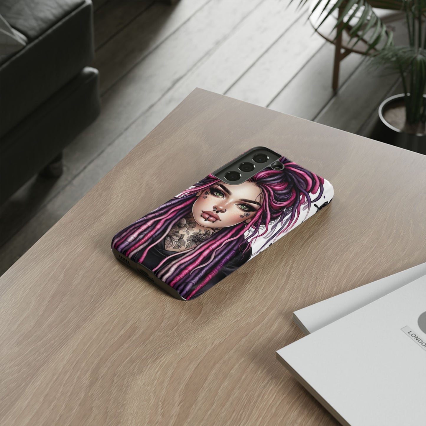 Neon Gothic Beauty Mobile Case