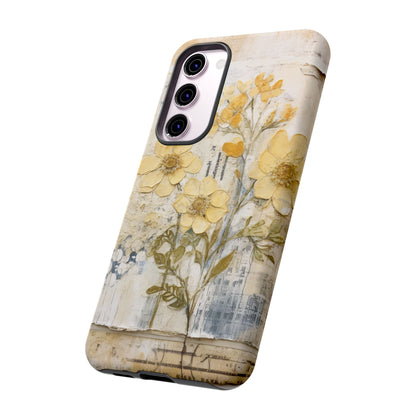 Vintage Botanical Floral Mobile Case