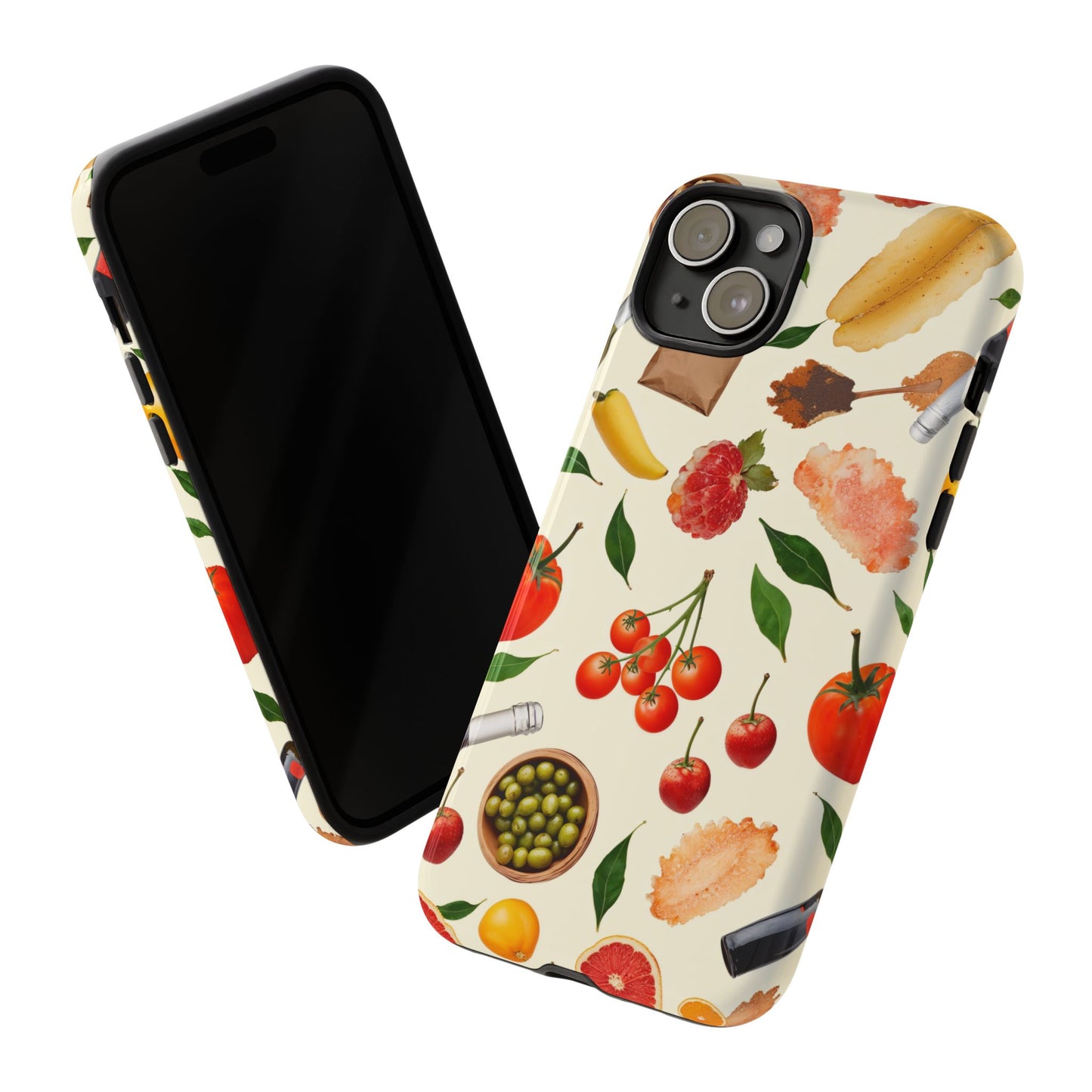 Fresh Fruits & Veggies Pattern Phone Case