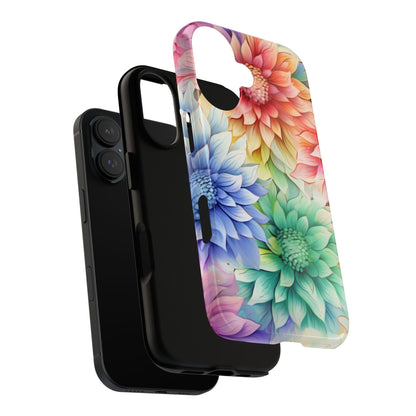 Rainbow Bloom Mandala Floral Mobile Case