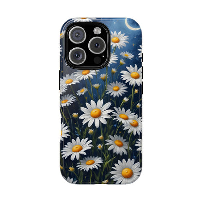 Witchy Daisy Flowers Phone Case Vintage Botanical Cover