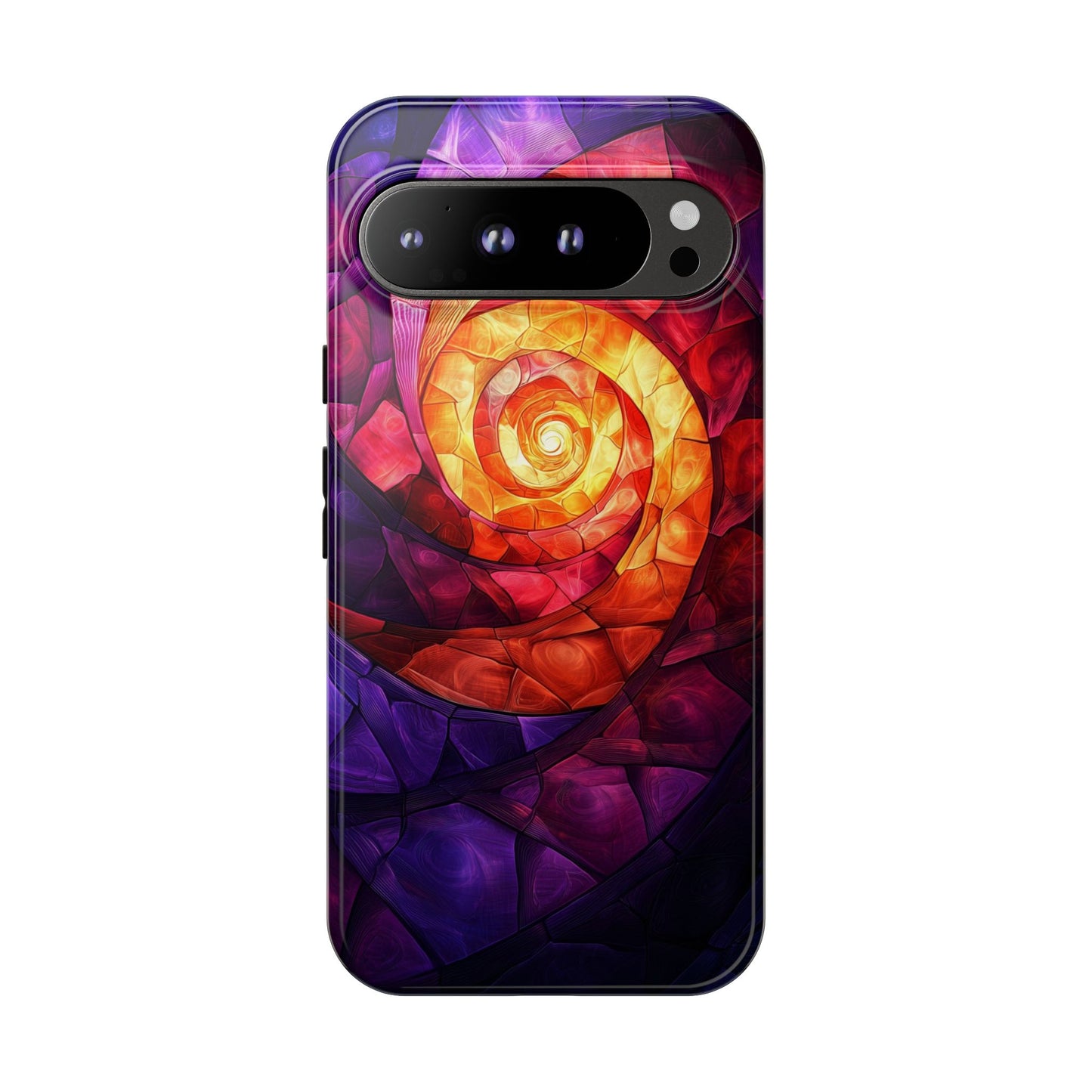 Retro Spiral Psychedelic Phone Case for iPhone, Samsung & Pixel
