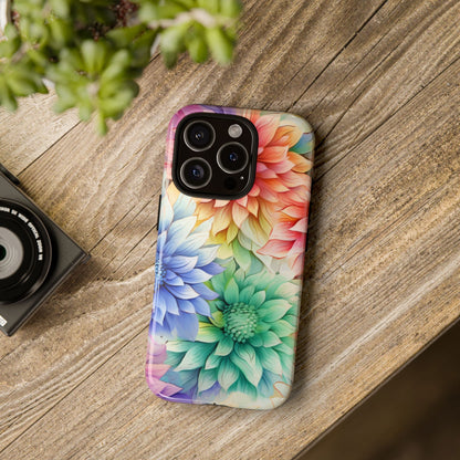 Rainbow Bloom Mandala Floral Mobile Case