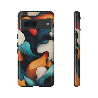 Swirl Spectrum – Vibrant Abstract Phone Case for iPhone, Samsung & Pixel