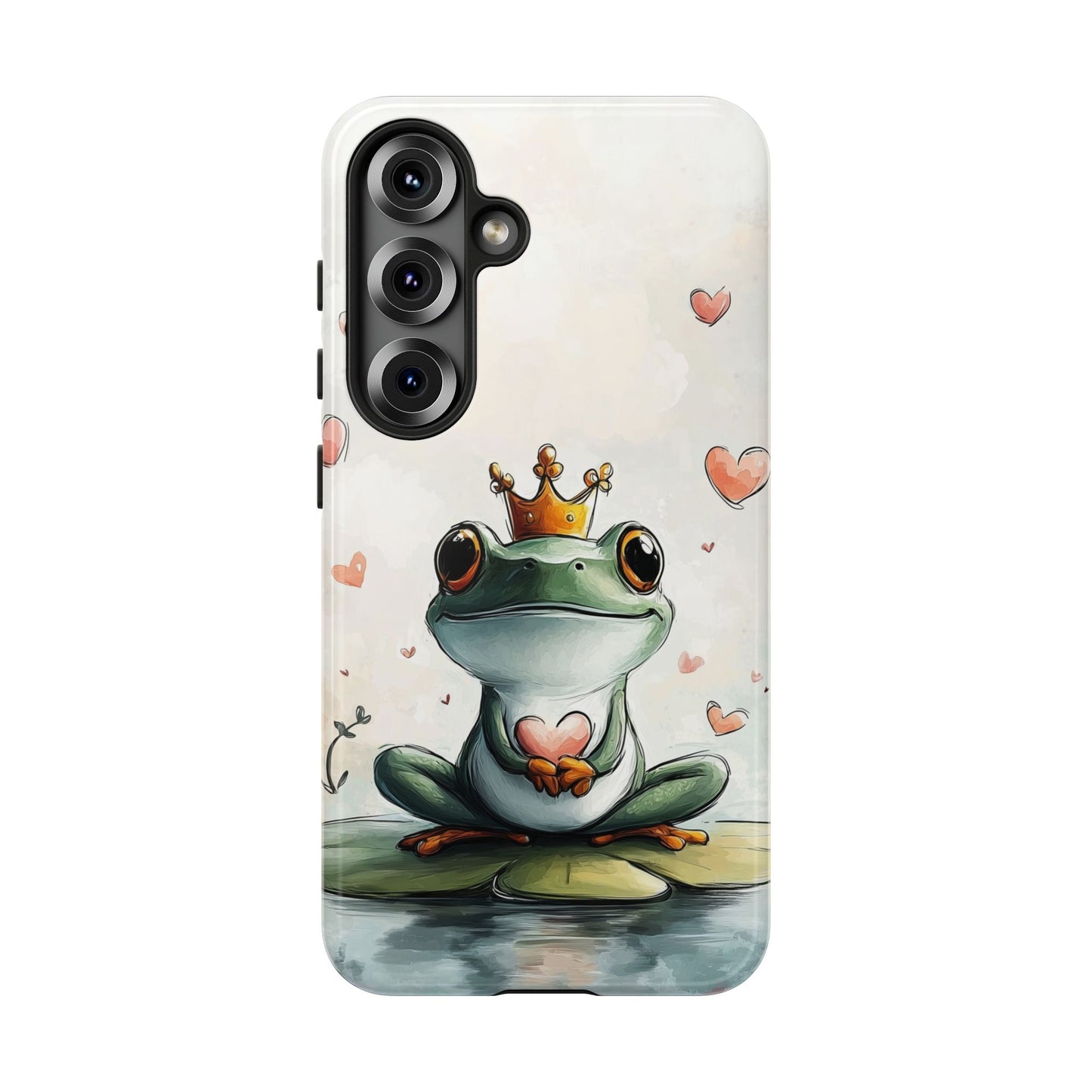 Frog Prince Phone Case – Cute Anime Aesthetic for iPhone, Google Pixel & Samsung