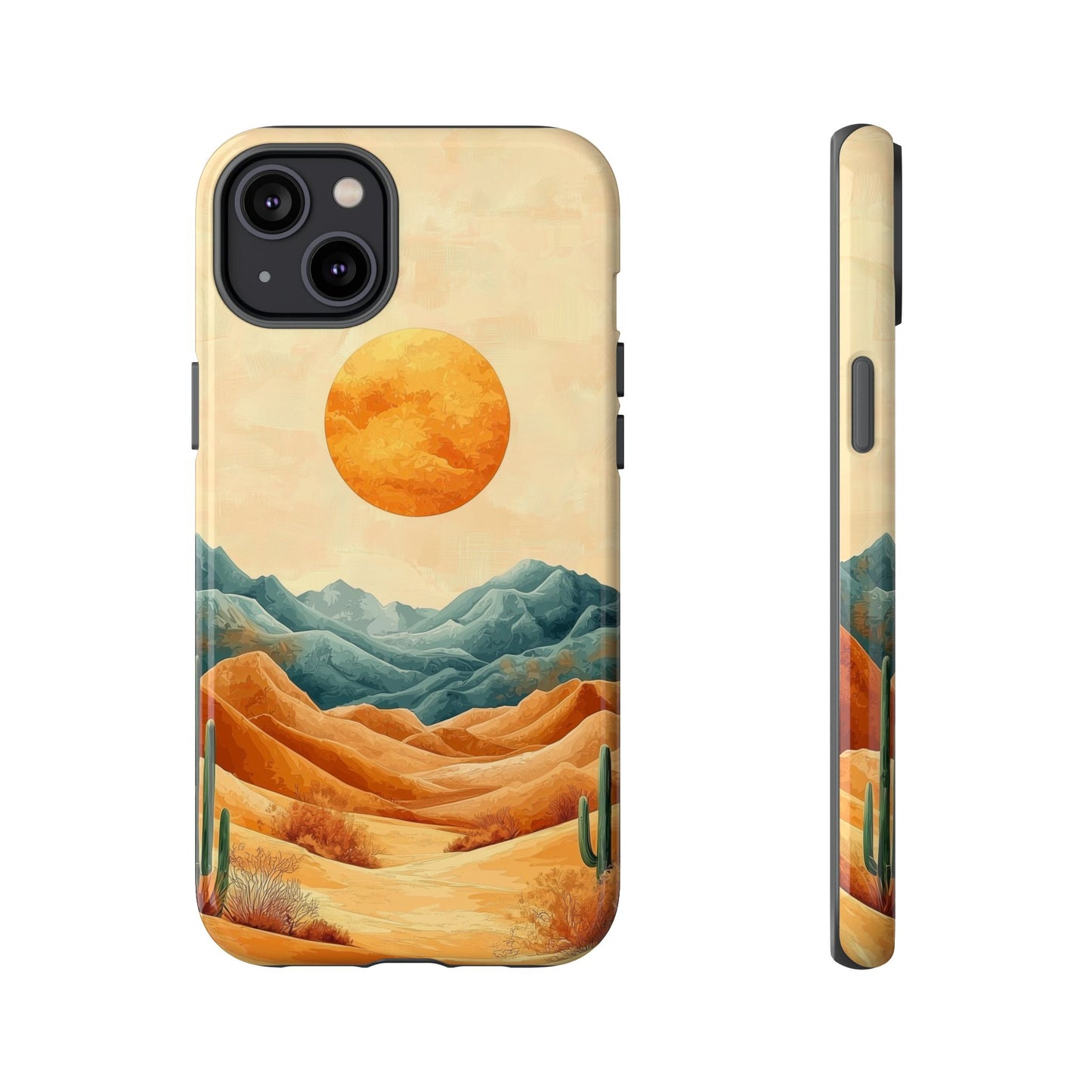 Golden Solstice Desert Boho Phone Case for iPhone, Pixel & Samsung