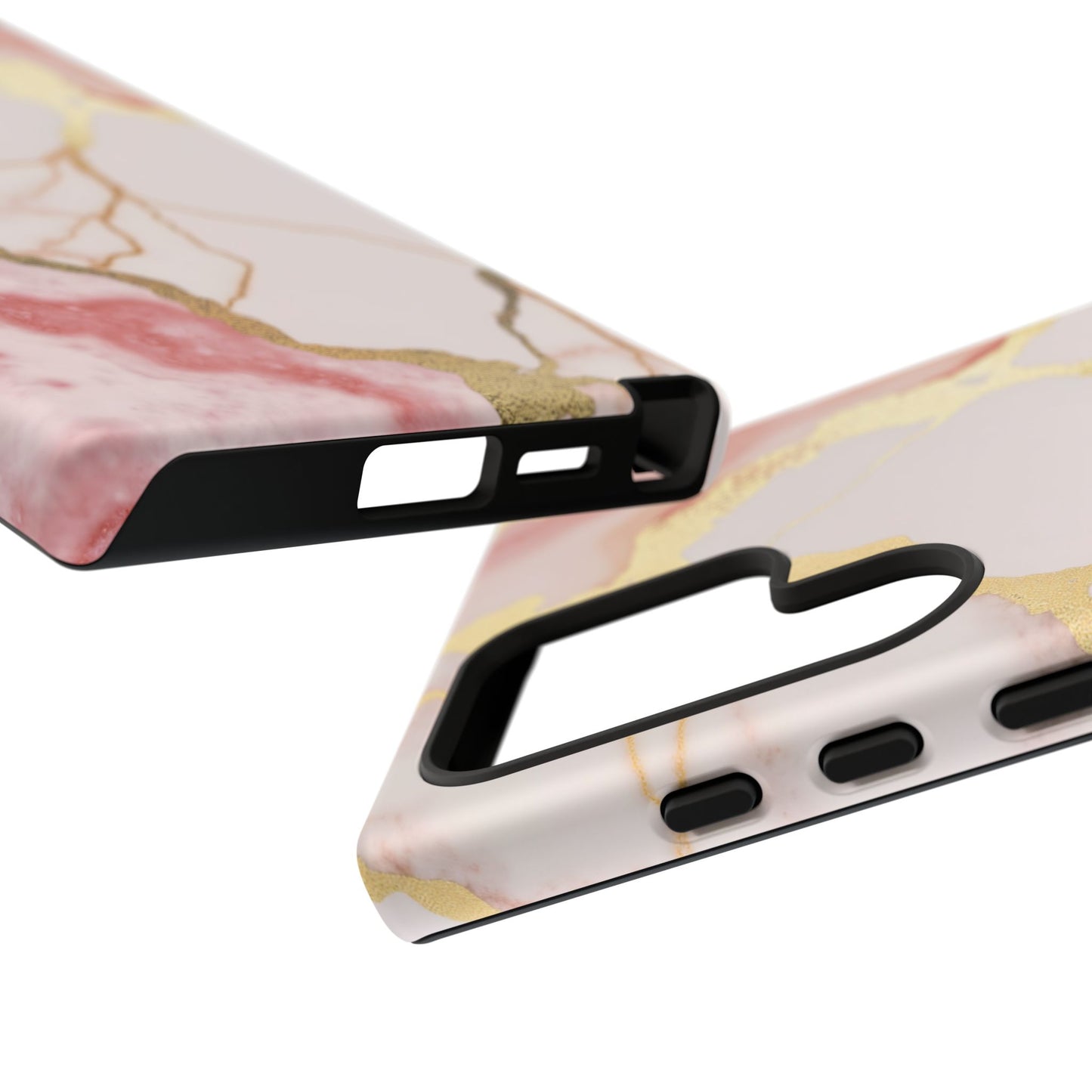 Beautiful Pink Minimal Marble Case Design