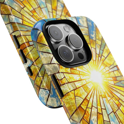 Heavenly Light – Radiant Sunburst Phone Case for iPhone, Samsung & Pixel