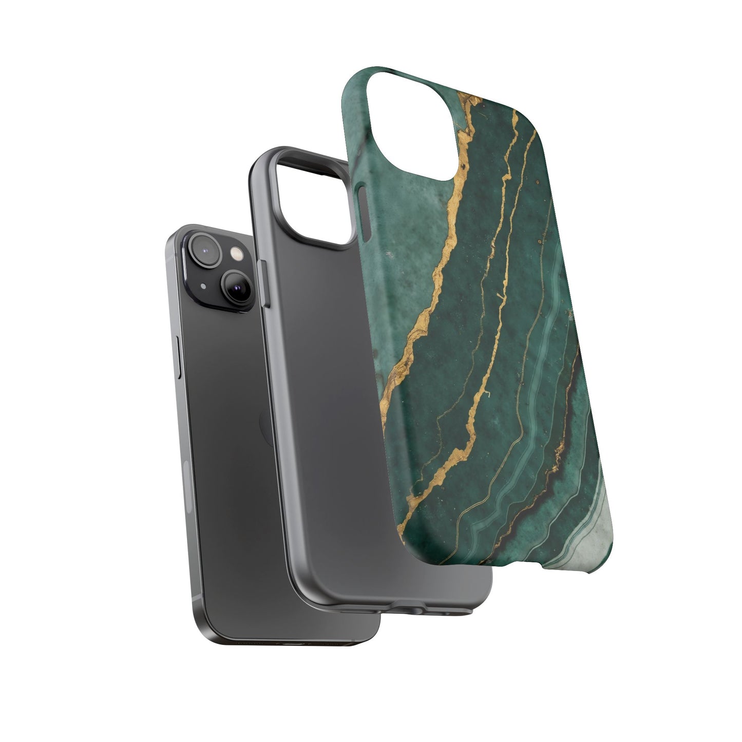 Jade Green Marble Case Design